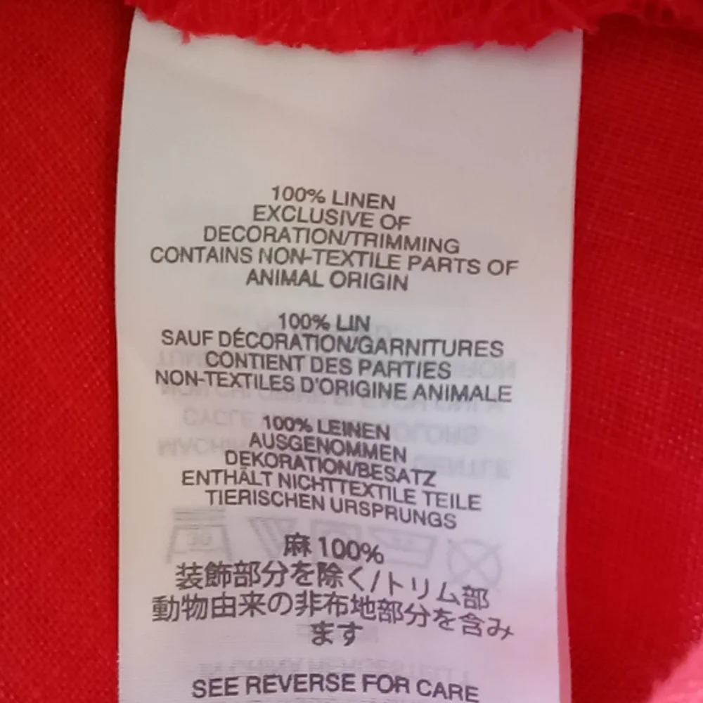 ♥️J. Crew 100% Linen Bright Orange 00/XXS - Picture 12 of 14